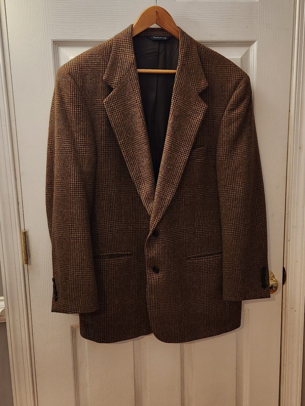 Vintage Burberry 100% camel hair blazer